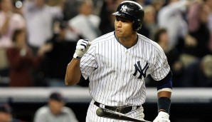 Platz 4: Alex Rodriguez - 696 HR (1994-2016 für die Seattle Mariners, Texas Rangers, New York Yankees)