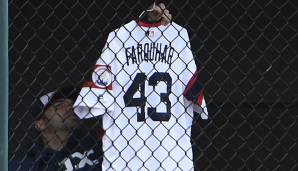 Die White Sox Ehren Danny Farguhar, indem sie sein Trikot im Dugout aufhängen.