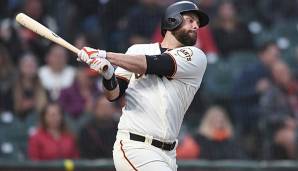 Brandon Belt fand sich vom Home Plate Umpire ungerecht behandelt.