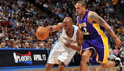 Chauncey Billups (l.) und Shannon Brown spielten im Conference Final 2009 gegeneinander