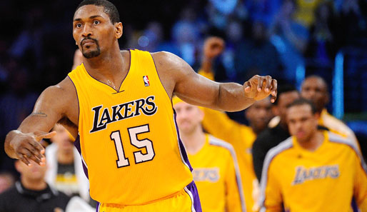 Ron Artest spielt seit 2009 für die Los Angeles Lakers und gewann 2010 seinen ersten Titel