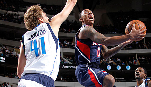 Jeff Teague und die Hawks werden zum Saisonstart bei Dirk Nowitzki und den Mavs vorstellig