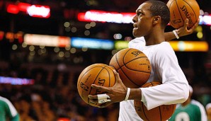 Bostons Point Guard Rajon Rondo riss sich im Januar das Kreuzband