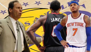 Machen die Lakers im Sommer Jagd auf LeBron James oder Carmelo Anthony?