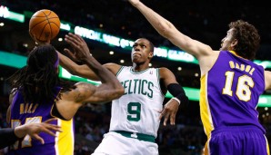 Rajon Rondo kam bei seinem Comeback für die Boston Celtics auf 8 Punkte