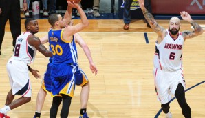 Stephen Curry von den Golden State Warriors ist einer der besten Dreierschützen in der NBA