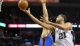 Spurs-Star Tim Duncan dominierte gegen die Oklahoma City Thunder nach Belieben