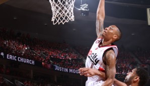 Damian Lillard führte die Blazers zum Sieg in Spiel 5 gegen San Antonio