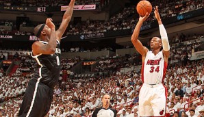 Ray Allen (r.) ist der erfolgreichste Dreierschütze in der NBA-Geschichte