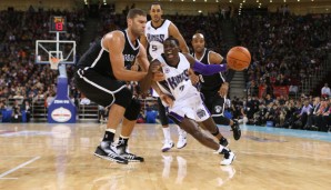 Darren Collison (r.) brachte die Kings im zweiten Viertel zurück ins Spiel