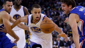 Steph Curry (M.) und die Golden State Warriors hatten keine Probleme gegen die Clippers