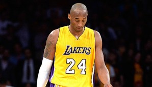 Kobe Bryant wird den Lakers auf unbestimmte Zeit fehlen