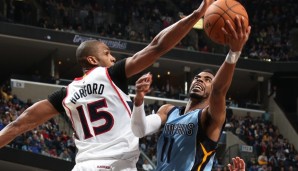 mike Conley (r.) führte die Grizzlies zum Sieg über die Hawks