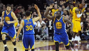 Draymond Green und Stephen Curry waren wieder brandgefährlich aus der Distanz