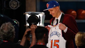 Kristaps Porzingis wird geradein New York besonders im Rampenlicht stehen