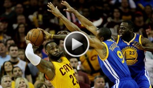 LeBron James ist der Fokus der Warriors-Defense