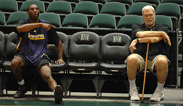 Phil Jackson coachte Kobe Bryant zu fünf Meistertiteln mit den Lakers