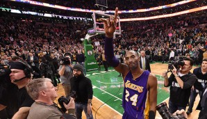 Kobe Bryant genoss seinen letzten Auftritt in Boston