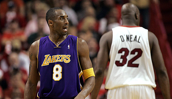 Kobe Bryant und Shaquille O'Neal lieferten sich 2004 ein intensives Duell