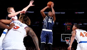 Kevin Durant stellte gegen die Knicks seinen bisherigen Saisonrekord auf