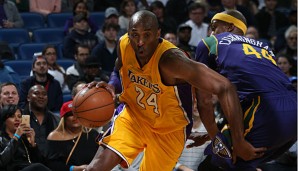 Kobe Bryant führte L.A. mit einem Double Double zum Sieg