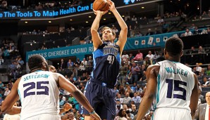 Dirk Nowitzki überzeugte mit einem Double-Double