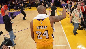 Kobe Bryants Abschiedstour neigt sich dem Ende entgegen