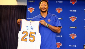 Derrick Rose möchte seine Karriere bei den New York Knicks beenden