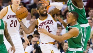 Avery Bradley (r.) spielt am liebsten gegen Hochkaräter wie Cavs-Star Kyrie Irving