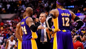 Mike D'Antoni geriet hin und wieder mit Kobe Bryant und Dwight Howard aneinander