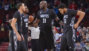 Kevin Garnett lässt die Minnesota Timberwolves zappeln