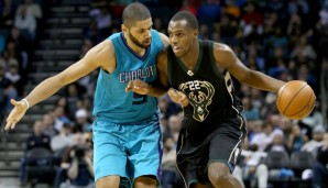 Khris Middleton (r.) war in der vergangenen Saison Topscorer bei den Milwaukee Bucks