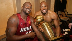 Shaquille O'Neal gewann mit den Heat 2006 die Meisterschaft