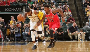 Die Pacers um Paul George entschieden das Duell mit den Bulls für sich