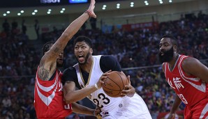 Anthony Davis verletzte sich bei einem Drive zum Korb