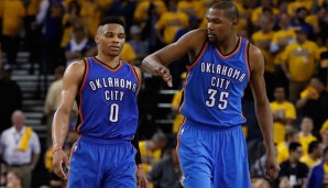 Russell Westbrook und Kevin Durant gehen künftig getrennte Wege