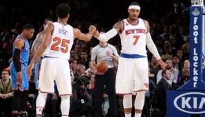 Carmelo Anthony und Derrick Rose