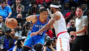 Russell Westbrook legte sein sechstes Triple-Double in Folge auf