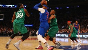 Der Iso-Basketball von Carmelo Anthony und Derrick Rose war gegen die Celtics nicht genug
