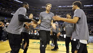 Pau Gasol wird den Spurs auf unbestimmte Zeit fehlen