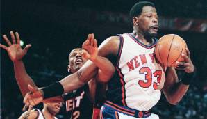REBOUNDS - Platz 5: Patrick Ewing – 7.733 Rebounds in 702 Spielen – Team: Knicks.