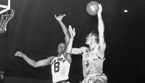 Minneapolis Lakers, 1950 (Bilanz: 11-2) George Mikan war der Eckpfeiler des Erfolgs (31,3 Punkte pro Playoff-Spiel), als die Lakers noch im hohen Norden angesiedelt waren. In den ersten fünf Jahren, in denen die NBA existierte, siegte Minneapolis vier Mal
