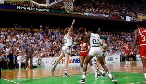 Boston Celtics, 1986 (Bilanz: 15-3) Die dreiköpfige Hydra um Larry Bird, Kevin McHale und Robert Parish nahm die Hürden MJ, Dominique Wilkins und Hakeem Olajuwon mit Leichtigkeit, gegen Chicago gab es sogar einen Sweep