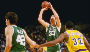 Platz 4: Larry Bird (Boston Celtics, 1980-1992) - 10 Triple-Doubles, 3 Meisterschaften