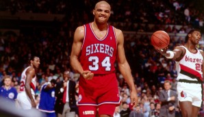 Platz 10: Charles Barkley (Philadelphia 76ers, Phoenix Suns, Houston Rockets, 1985-1999) - 4 Triple-Doubles, keine Meisterschaft