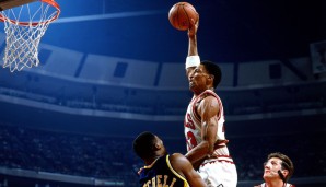 Platz 10: Scottie Pippen (Chicago Bulls, Houston Rockets, Portland Trail Blazers, 1988-2003) - 4 Triple-Doubles, 6 Meisterschaften