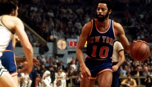 Platz 10: Walt Frazier (New York Knicks, 1968-1975) - 4 Triple-Doubles, 2 Meisterschaften