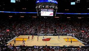 PLATZ 6: Miami Heat - Zuschauerschnitt 2017/18: 19.617 - Auslastung: 100,1 Prozent