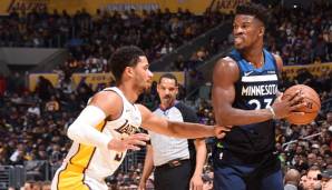 Jimmy Butler und die Timberwolves mussten sich den Erfolg in Los Angeles hart erkämpfen