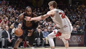 LeBron James erzielte 34 Punkte gegen die Chicago Bulls